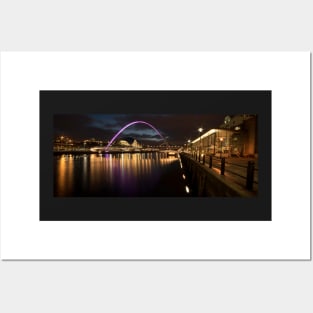 The Millenium Bridge Panoramic Posters and Art